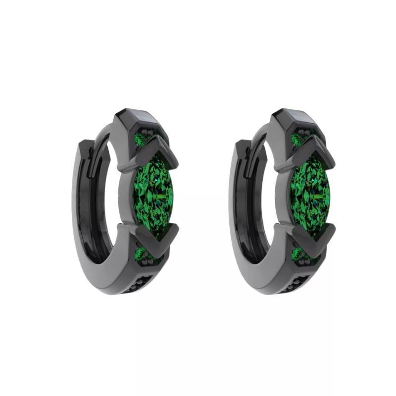 

Eye Ear Ring - Stylish Hip-Hop Design for Men, Elegant Lightweight Luxury for Women, with A Touch of Sophistication чорний