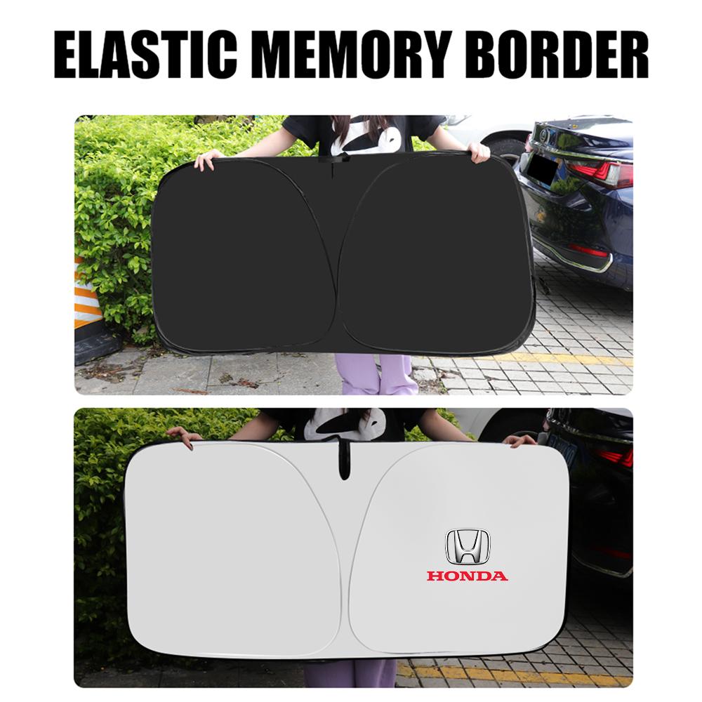 Foldable Car Windshield Sun Shade Umbrella Auto Sunshade Curtain for Honda Mugen INSPIRE XR-V CR-V UR-V CR-Z Fit Type R Type RR