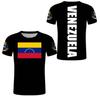 Venezuelan flag and emblem 3D printed T-shirt for women and men, high-quality clothing