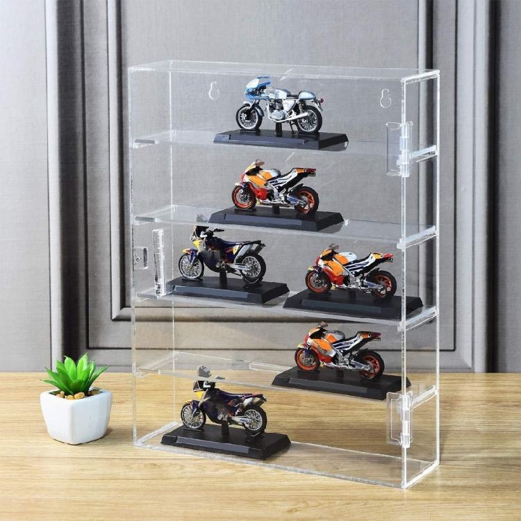 Clear Organizers Case for Toy Displays Dustproof Protective Cover Decorative Storage Box Ideal for Home Office Use