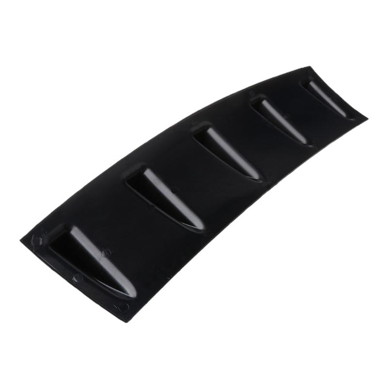 Car Rear Bumper Strip Lip Spoiler Diffuser Splitte Shark Fin Style Black Bumper Automotive Bumper Accessories