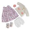 BlissfulPixie Handmade Waldorf Doll Clothes Set for 30cm Beautiful Gift for Girls Amber Clothing Accessories Dolls, Box, Christmas/Birthday -