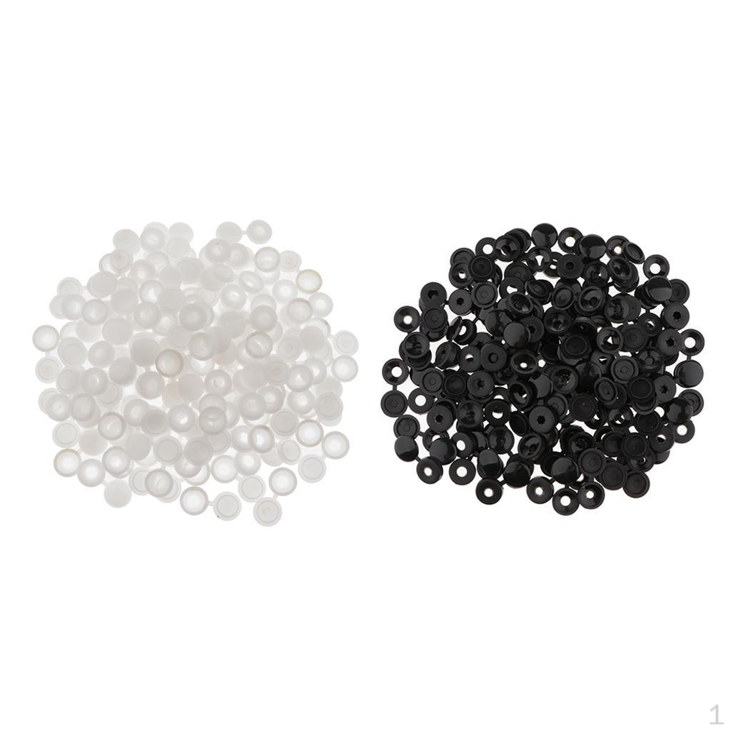 

1000 шт. Круглые заглушки для отверстий под саморезы, мебельные декоративные белые