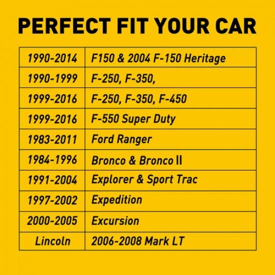 Fit 1990-2014 F250 F150 Light Ford F350 License LED Plate Assembly Tail Lamp 2PC