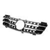 Front Grille Grill Fit Mercedes ML-Class W164 2005-2008 Chrome/Black