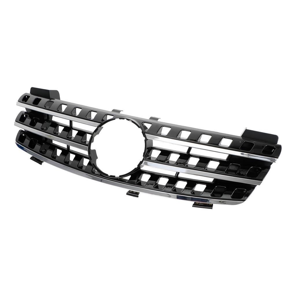 Front Grille Grill Fit Mercedes ML-Class W164 2005-2008 Chrome/Black