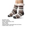 Ultra-thick Cashmere Slipper Socks Winter Warm Fuzzy Home Socks with Non-Slip Silicone Grips for Women Men