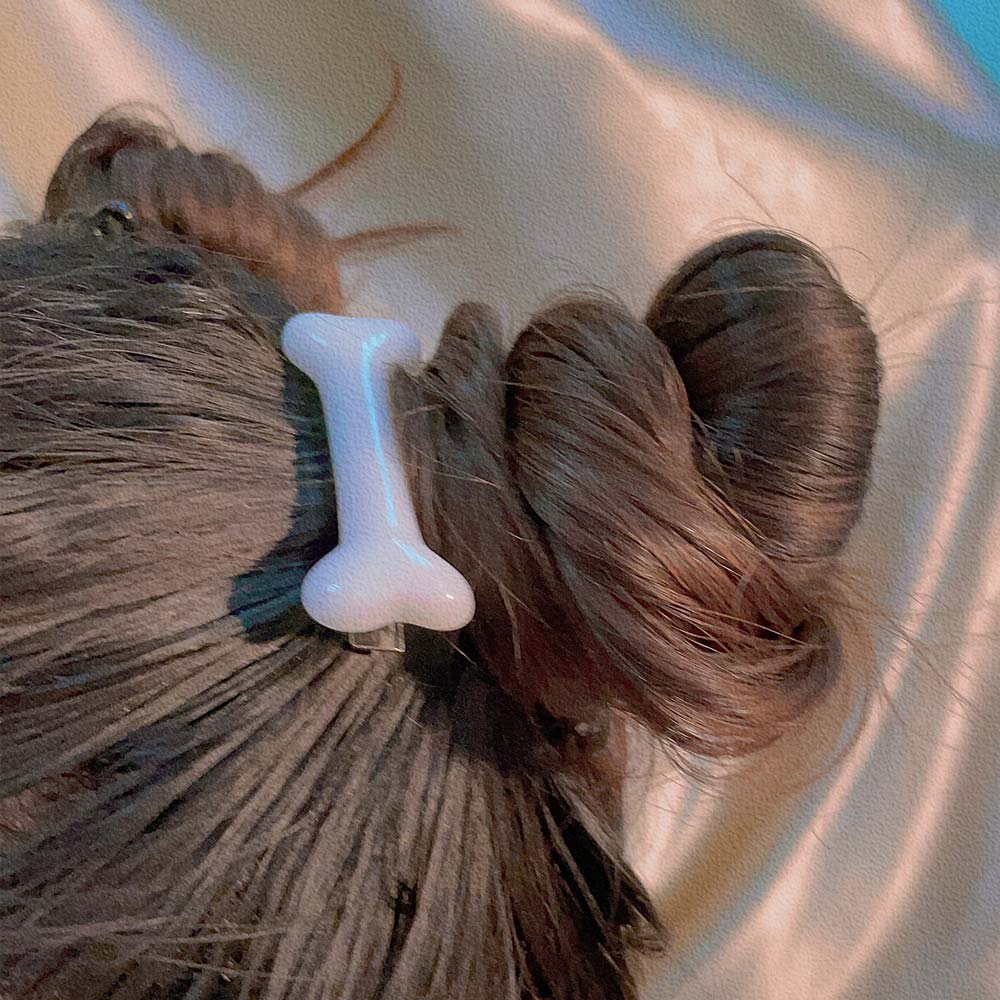 1 Pcs Women Dog Bone Design Hairpin Fashion Creative Popular Hair Clips Girls Charm Lovely Barrettes Styling Tools Accessories