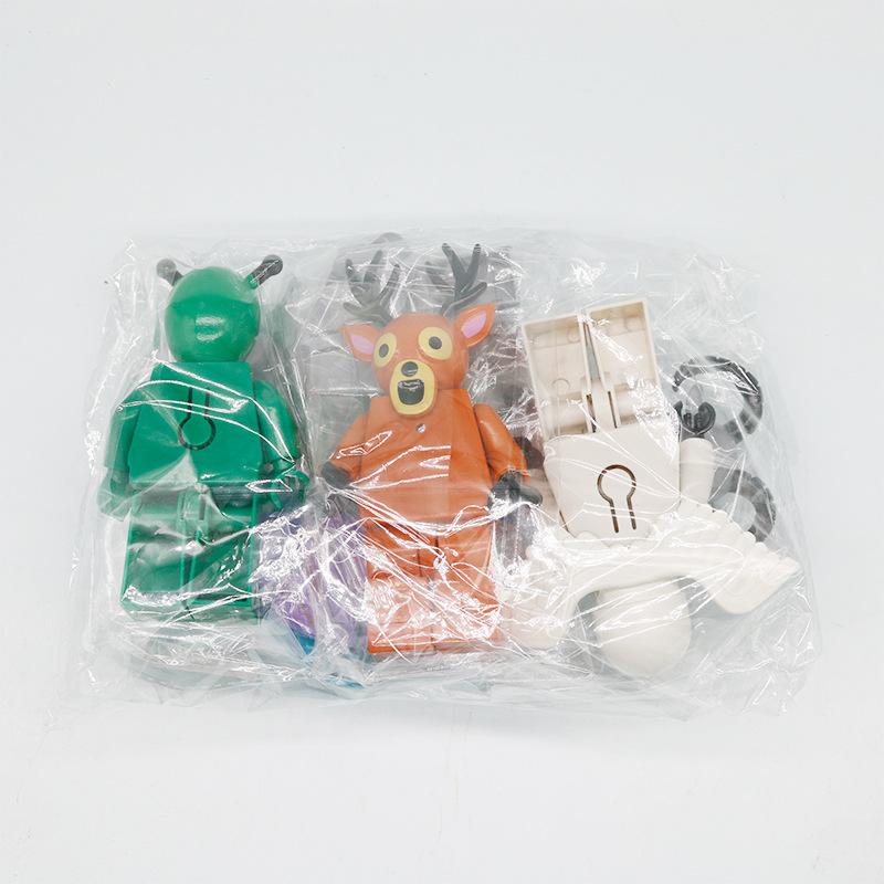 The 6pcs 99 Nights in The Forest Figures Figures Figurine Owl Goat Wolf Deer 99 Nights in The Forest Figurine Plastic Toy Gift