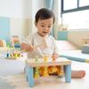 Wooden Pounding Bench Toy with 8 Pegs Early Education and Mallet Colorful Developmental for Boy