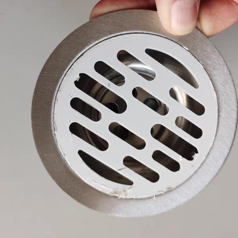 ORFOFE Stainless Steel Bathroom Drain with Hair Drain Strainer for and Prevents Hair Easy Installation Cover, 3.9-inch Diameter, Catcher, Bathroom,