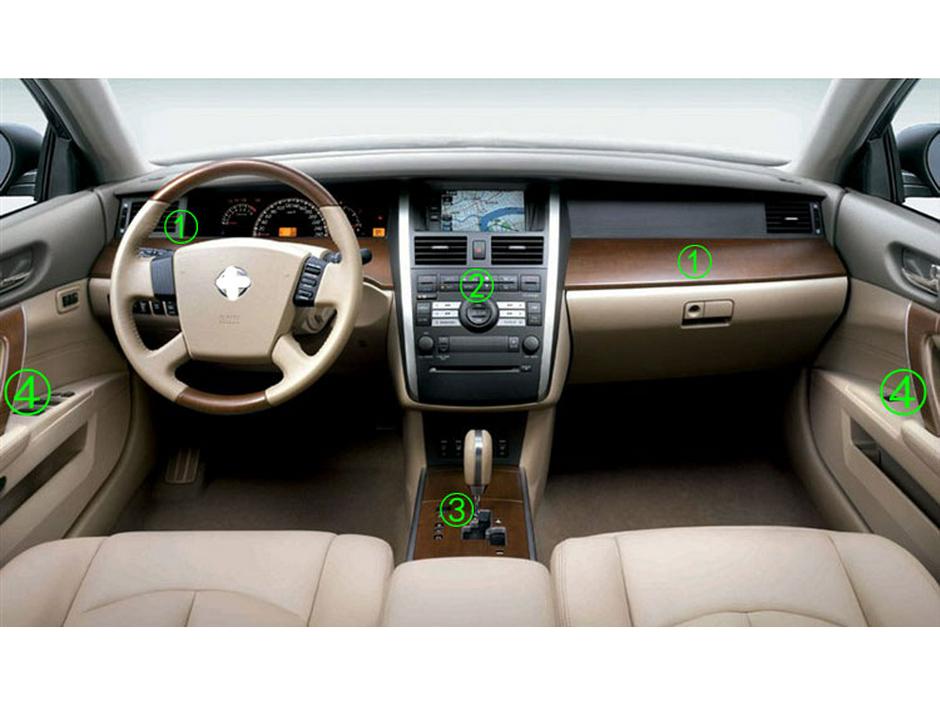 Carbon Fiber Central Control Gear Decor Sticker for 2004-2007 Teana Interior Modification