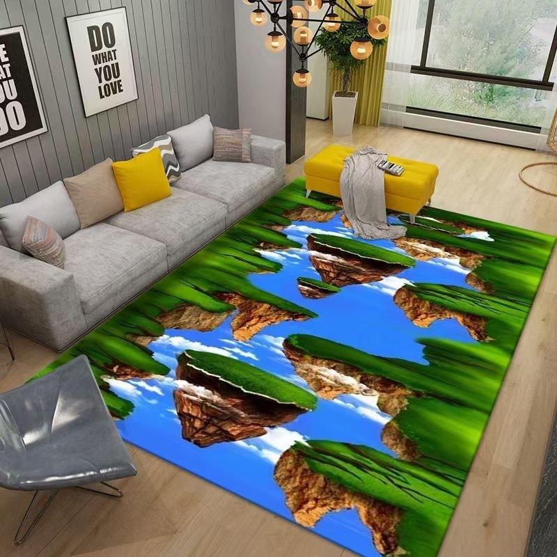 Skandinávský minimalistický koberec obývací pokoj ložnice konferenční stolek pohovka podložka na podlahu obdélníkový roztomilý pokoj podložka k posteli