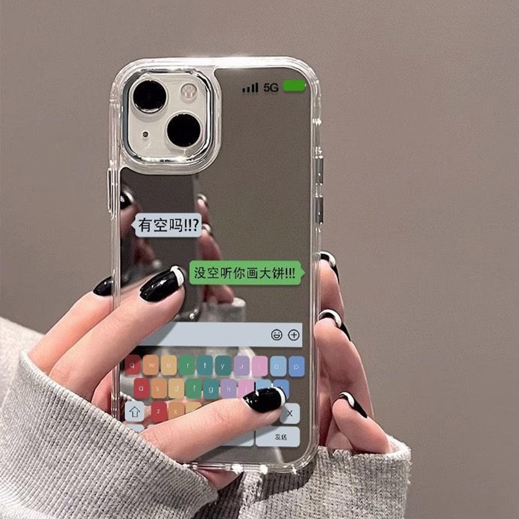Girls Makeup Mirror Phone Case for Huawei P70pro Mirror Phone Case Phone Case Mirror Phone Case