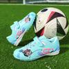 2025 New Children's Football Shoes Boys and Girls Teenagers Velcro Broken Nails Primary and Secondary School Students Competition Training Shoes