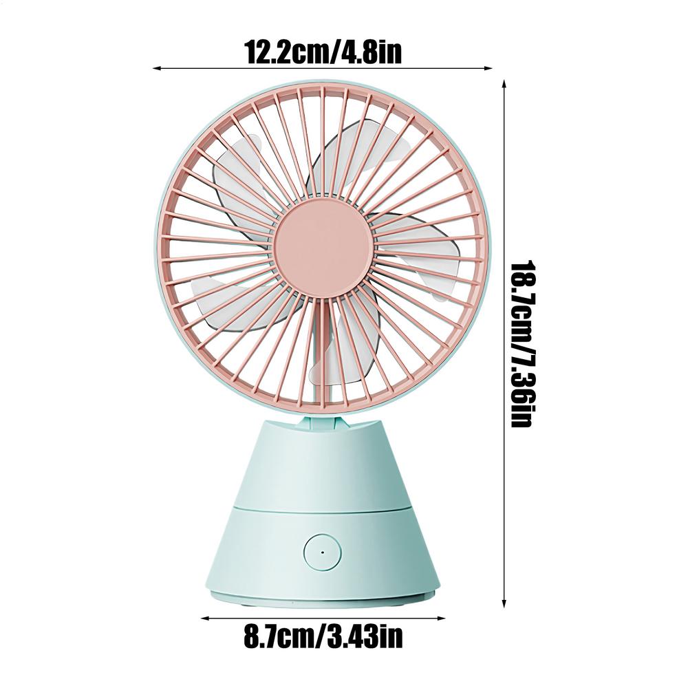 Personal Desk Fan 3 Speeds Personal Cooling Fan Lightweight Multifunctional Hot Weather Must Have For Picnic Table Bedside