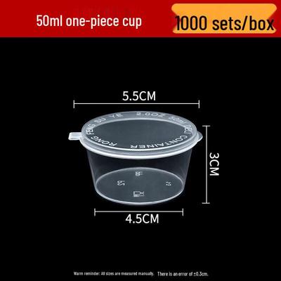 Disposable Round Plastic Takeaway Container