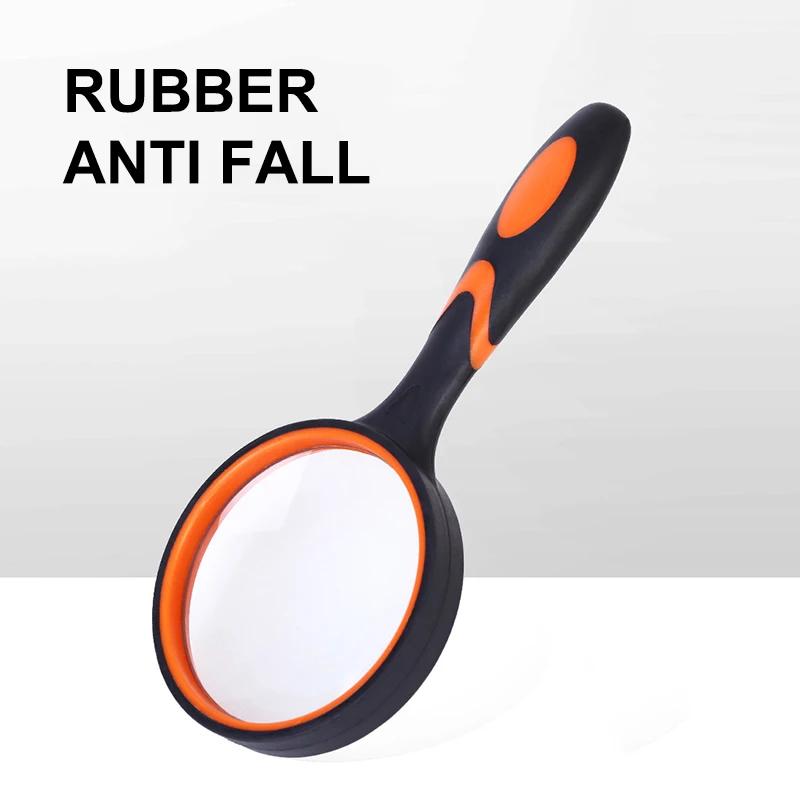 75mm Handlupe 10x Für Kinder Senioren Rutschfest Leselupe Linse Für Klassenzimmer Wissenschaft Naturerkundung