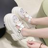 Mesh hollow platform small leather shoes women's summer 2025 new British style summer versatile with skirt breathable loafers