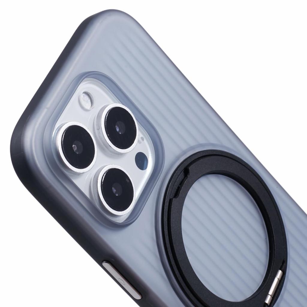 X-LEVEL For iPhone 16 Pro Case Rotating Magnetic Kickstand PC+TPU Phone Cover