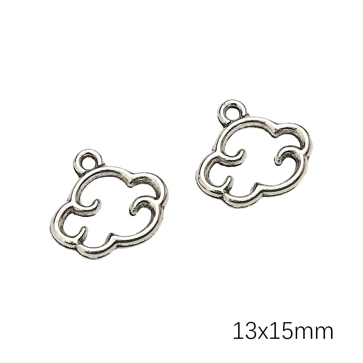 

Antique Silver Longevity Lock Alloy Pendant for DIY Hairpins, Necklaces & Bracelets