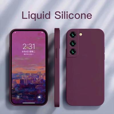 Soft Liquid Silicone Case For Samsung Galaxy S23 S25 S25plus S23 S21FE S22 S24 Ultra S24Plus + Cover