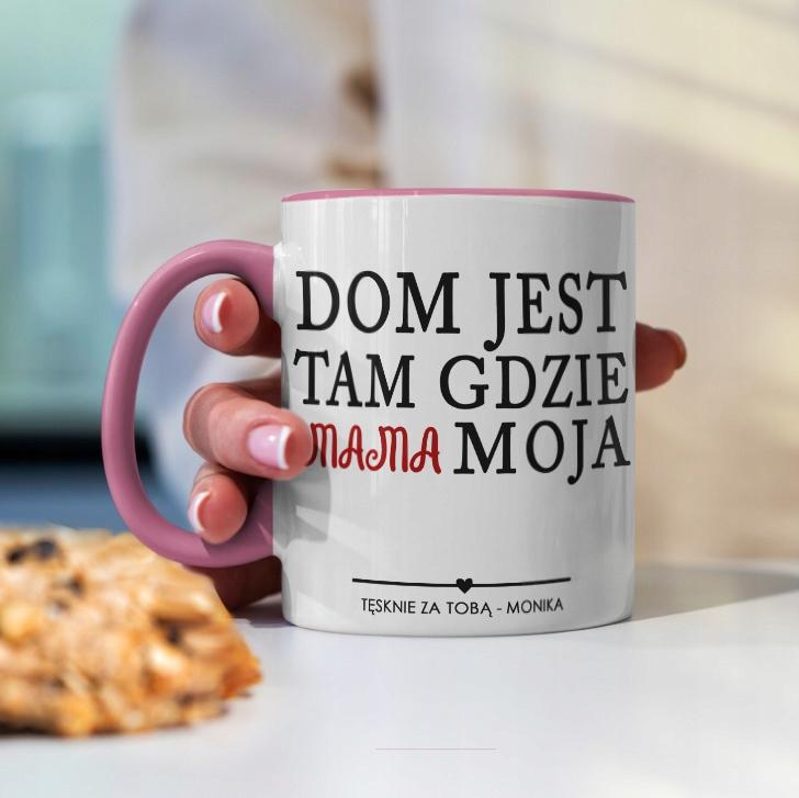 Kubek Różowy Dzień Mamy Prezenty Mama Z Okazji Dnia Matki + Imię Dziecka