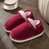 Bag Heel Cotton Slippers Non-slip Elderly Women's Winter New Thickened and Velvet Mother Warm Cotton Shoes Thick Sole