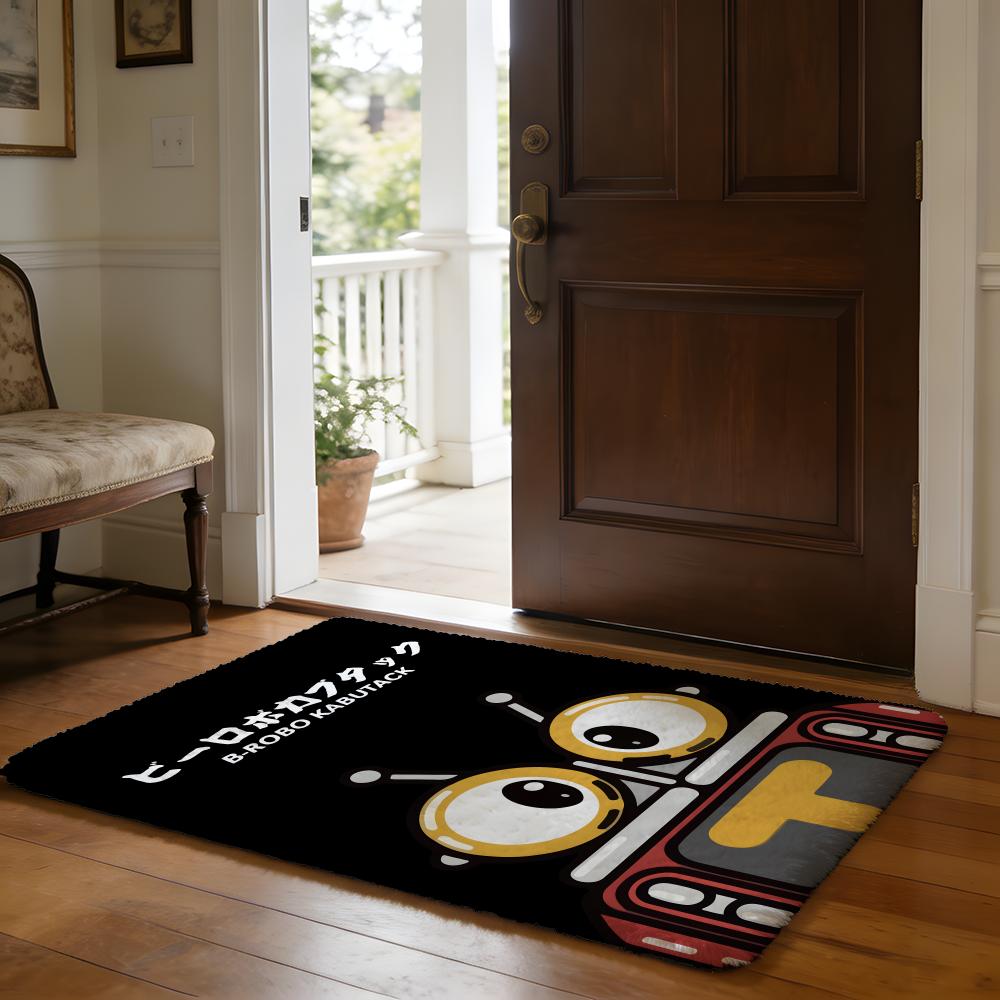 

Floor Mat Soft Flannel Rug Non-Slip Absorbent Mat for Bathroom Bedroom Home Decor R-Robo Kabutack 50x80cm