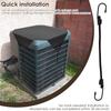Air Conditioner Cover 210D Oxford Cloth Waterproof AC Cover Universal Air Conditioning Outdoor Unit Protector Black Dust Cover