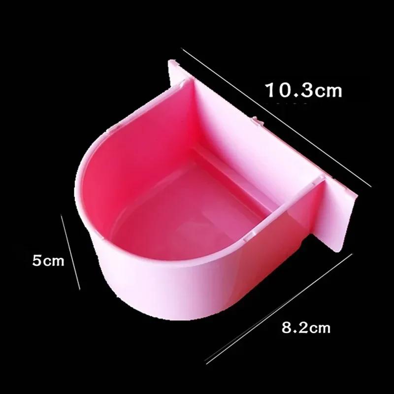 Trough Feeder Food Macaws Finches Canary Water Birdcage Cage Cup Parrot Feeding Bird Food Boxes Food Bowl Boxes Bird Budgerigar