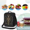 Skeletons Insulated Lunch Bag with Adjustable Shoulder Strap Reusable Zipper Cooler Bento Tote Bags