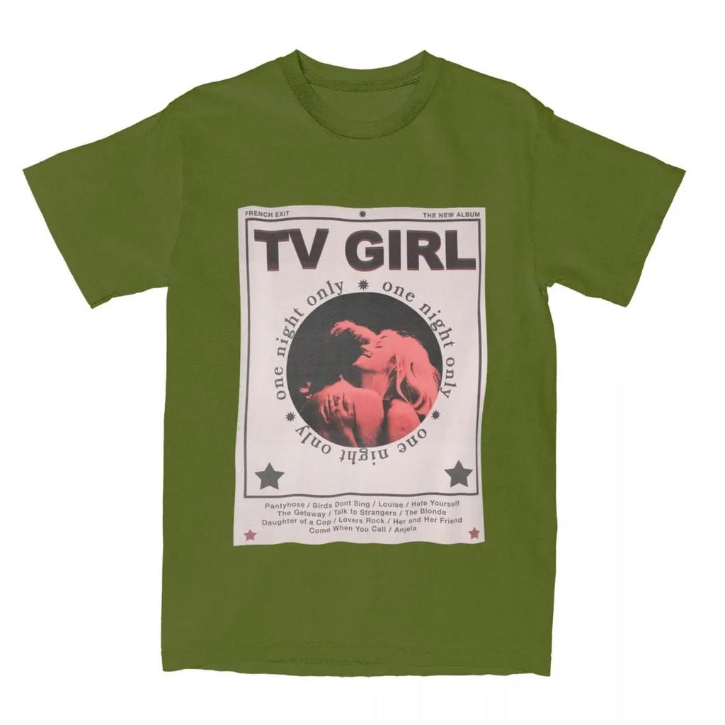 TV Girl French Exit Poster Apparel Shirt Men Women Unique  Printed Tee Shirts
