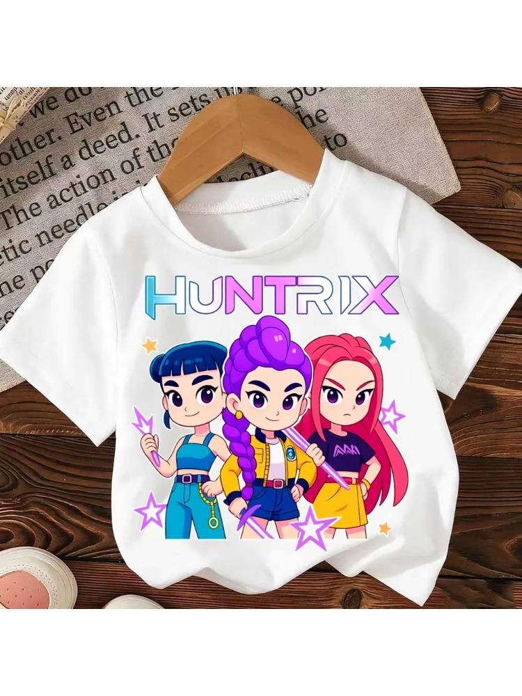 2026 Film Caldo MIRA Stampa Cartone Animato T-shirt per Bambine e Bambini - Moda Casual per Neonati Stampa Manica Corta Top Regalo
