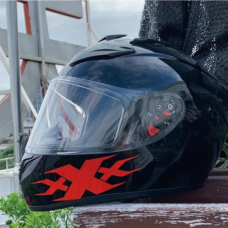 2PCS XXX Motorcycle Stickers Waterproof DIY Motorbike Helmet Side Panels Fuel Tank Fairing Scooter Vinyl Decals Cool Decoration
