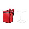 Zaino termico da asporto per pizza, grande capacità 42L/62L, borsa a spalla doppia portatile per esterni