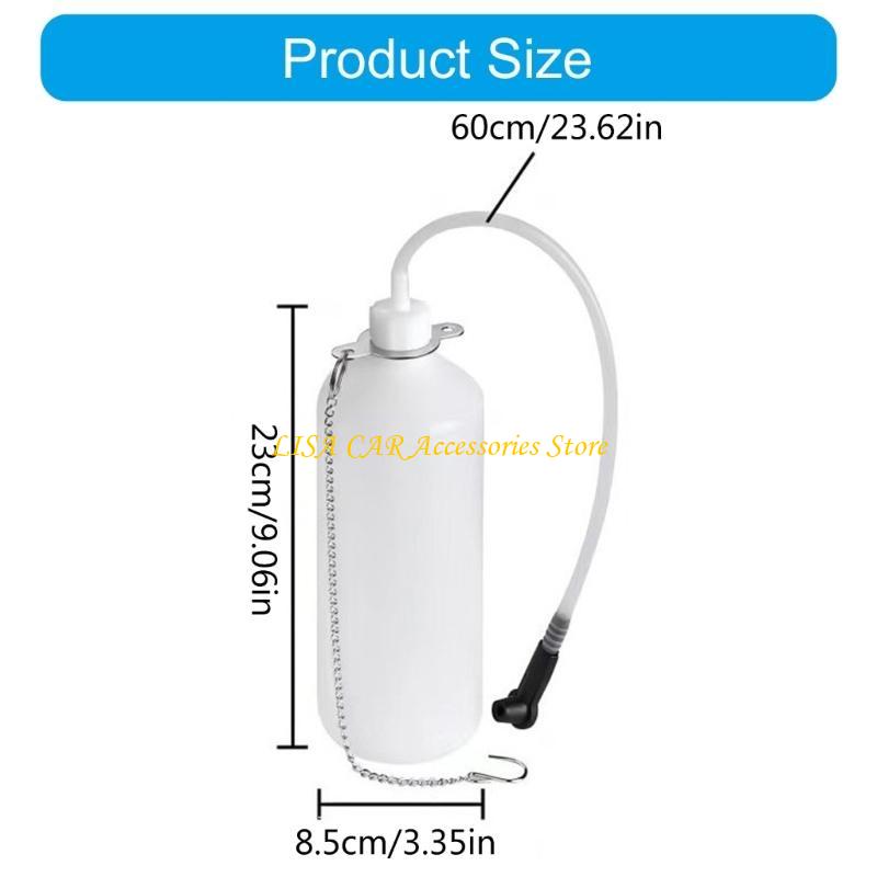 M4YB Brake Bleeder 1000ml Bottle Oil Changing Insert Tool With 60cm Hose Tool