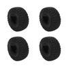 4pcs 1.9 Inch RC Crawler Wheel Tyre Shock Absorption RC Rubber Tyre Set for  for Redcat for Traxx