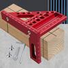 Lzcxszzm Woodworking Square Protractor, Woodworking Square with Dowel Pins, Aluminum Alloy Miter Set Square, Angler's Scriber A