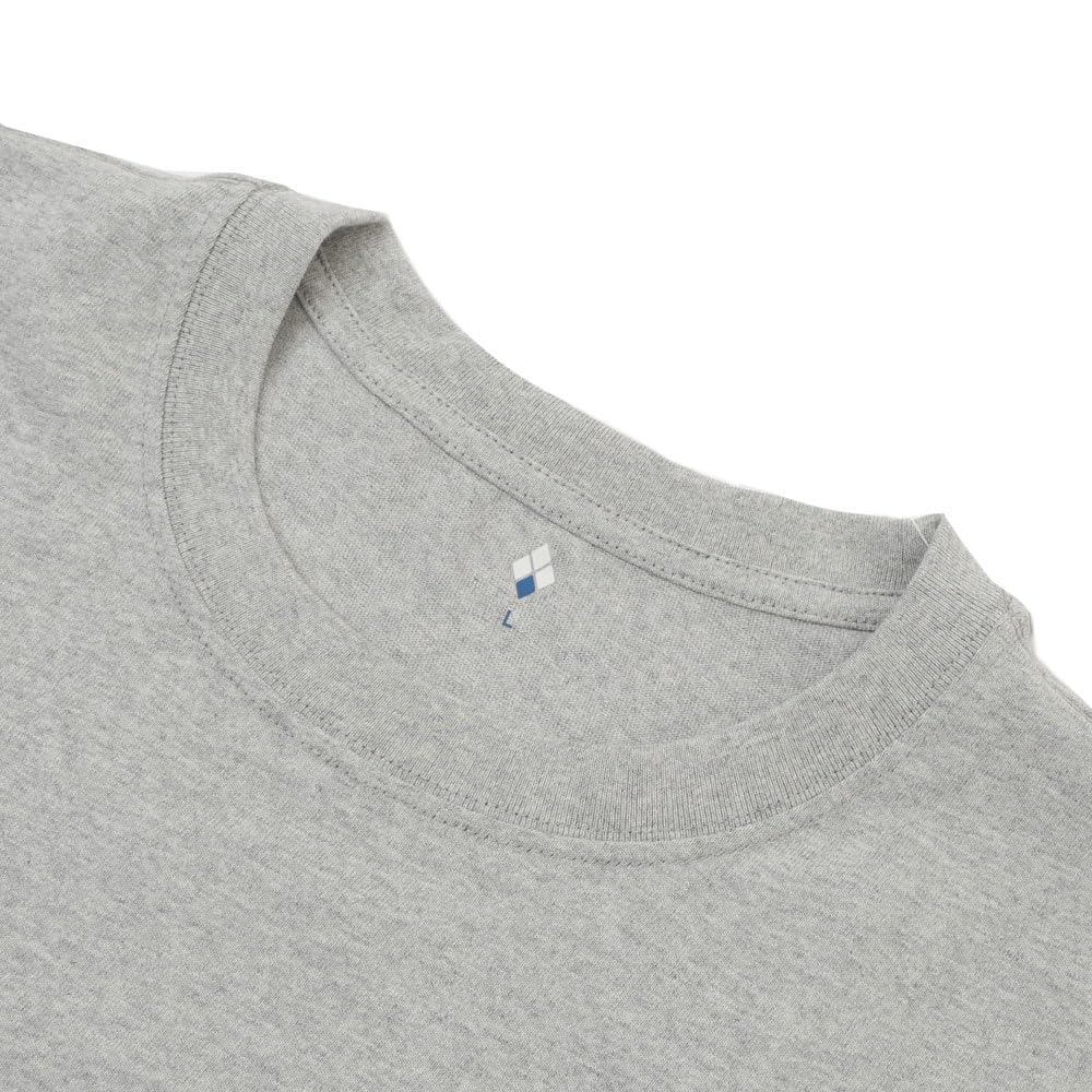 Montbell Pear Skin Cotton Hitoyama Koete Tee T-Shirt, 2104818, Light Gray, Size M