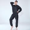 Men's Red Dance Sweat Suit: Two-Piece Set for Body Temperature Management and Moisture-Wicking Exercise