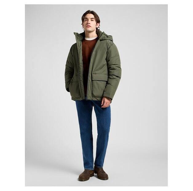 Куртка зимняя Lee HOODED SHORT PUFFER JACKET