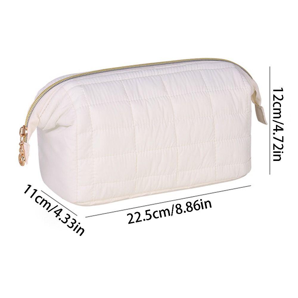 Solid Color Cosmetic Storage Bag Large Capacity Travel Toiletry Bag Sundries Organizer  Outdoor