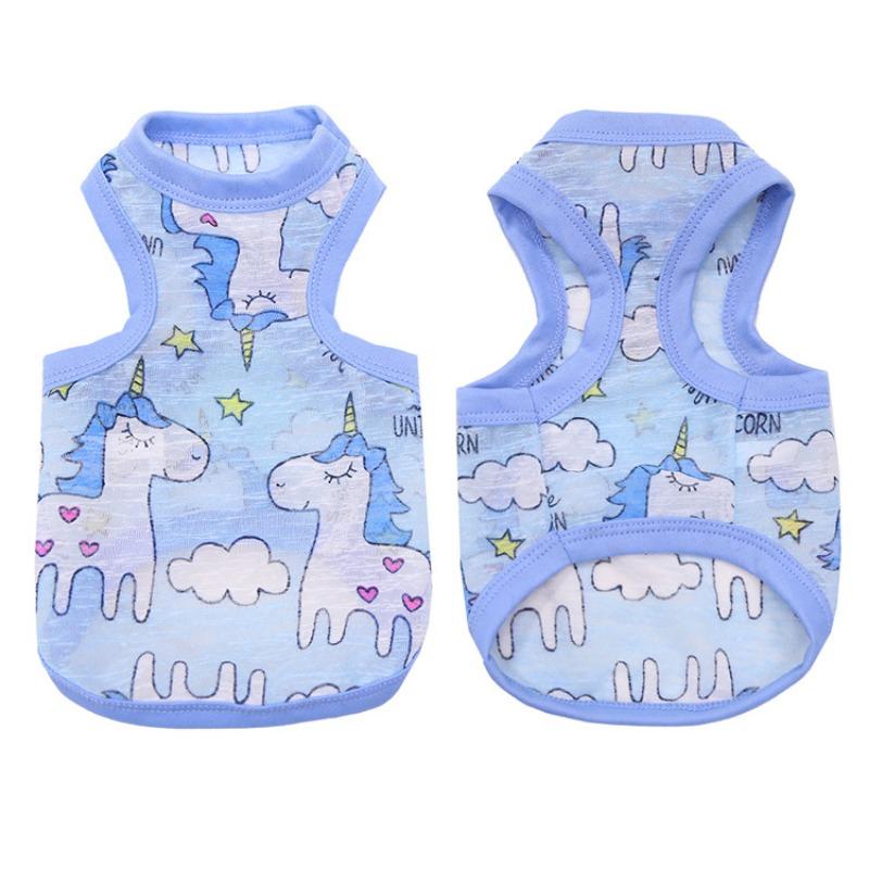 Pet Small and Medium-sized Dogs Fighting Cats Teddy Bichon Dog Clothes Spring and Summer Sunscreen Cool Vest Supplies