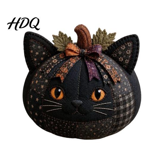 Fabric Sewing Hobby Kits Animal Pumpkin Patchwork Kit DIY Fox Cat Owl Tools Cute Craft Kit for Adults Home Fall Decoration Crafts