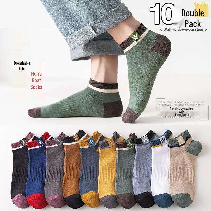 5 Pairs of Black and White Striped Mid-Calf Socks: Autumn/Winter Korean-Inspired Academy Style