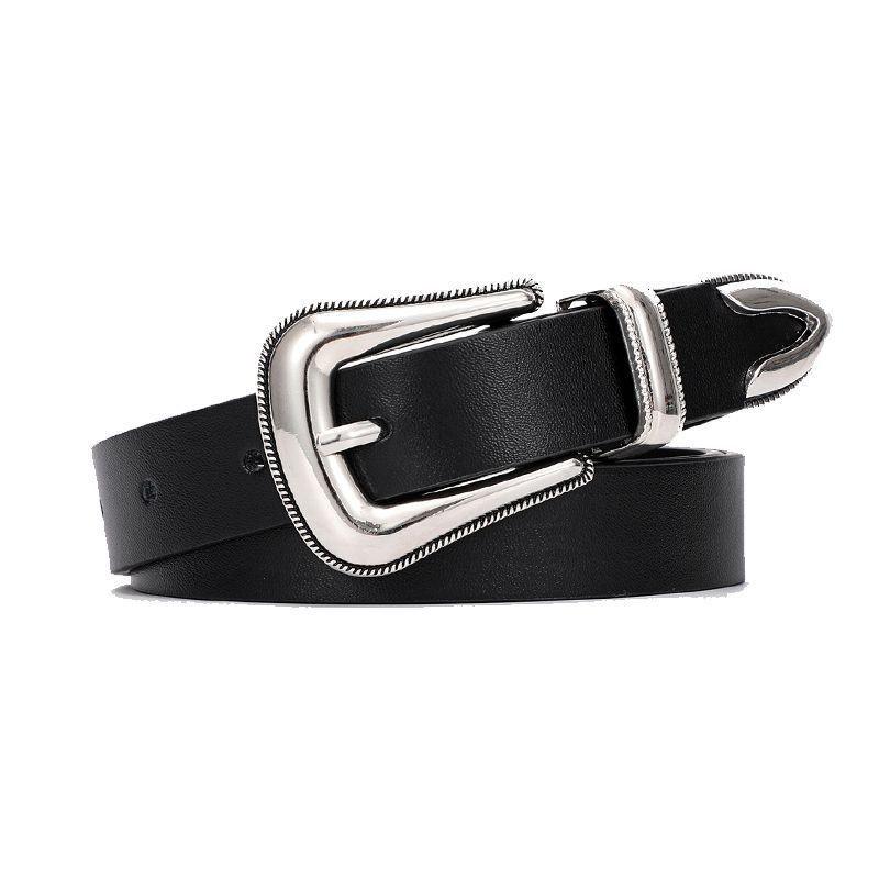 Metallic Vintage Inspired Narrow Waist Belt For Women Stylish And Versatile Accessory Fashion