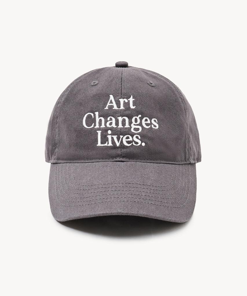 LADY VOLUME Art Changes Cotton Ball Cap (Dark Grey)