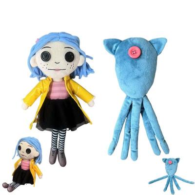 Peluche Calamar Coraline Anime Poupée de Fête Transfrontalière