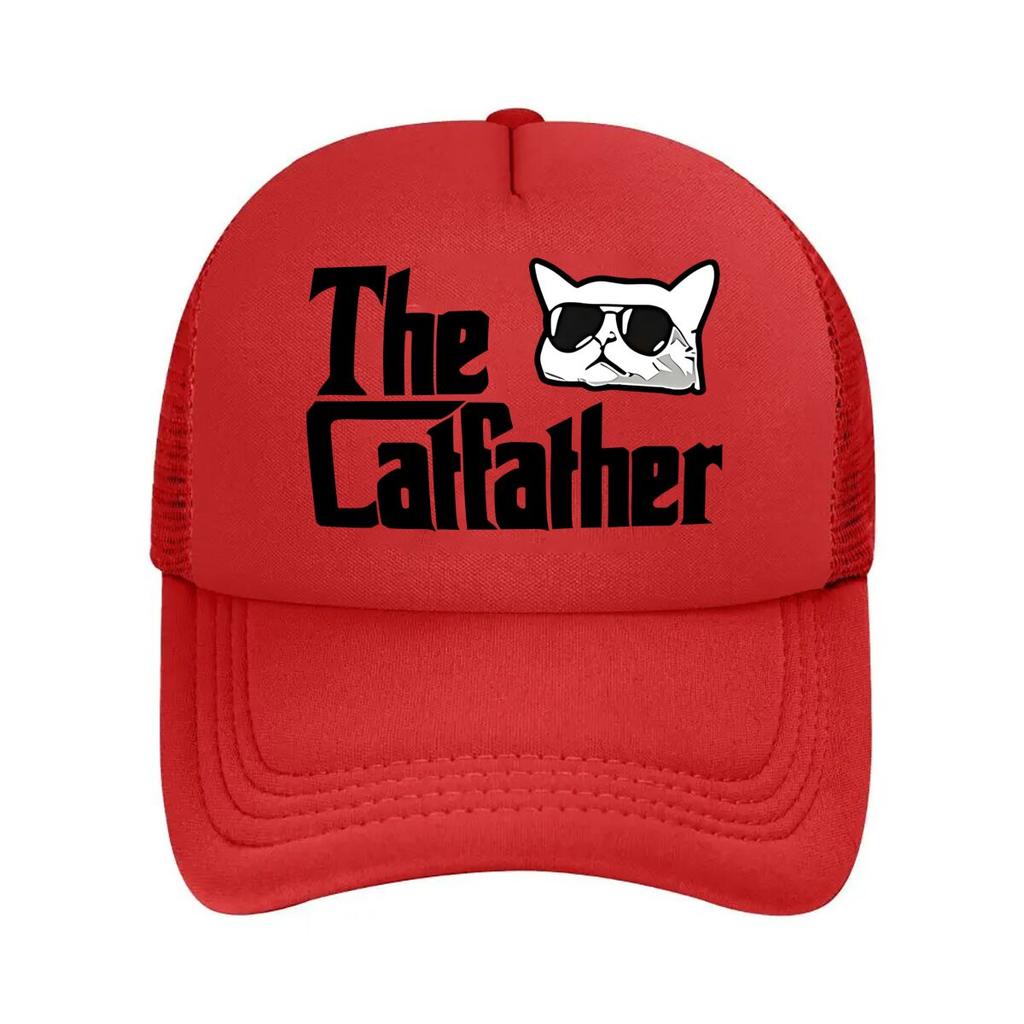 Letter Cat Fun Print Baseball Cap Stylish Versatile Outdoor Hat Trendy  Mesh Baseball Cap